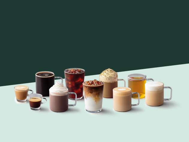 星巴克飲品菜單