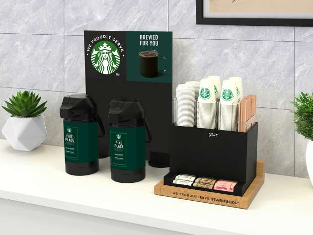 小杯外帶咖啡杯的線條插圖